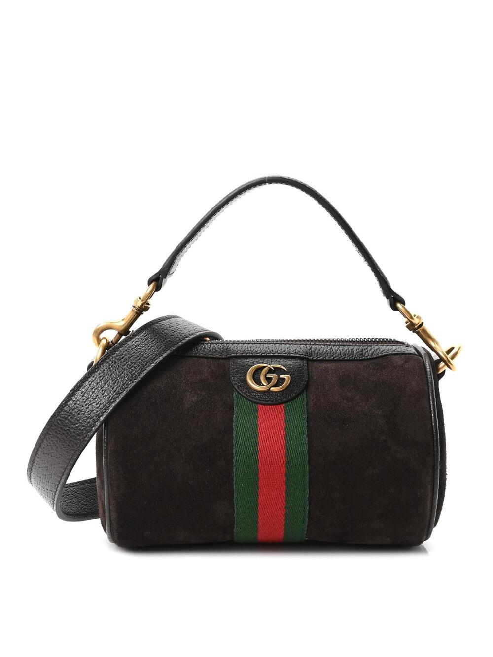 Gucci Suede Calfskin Web Ophidia Mini #375263G99B